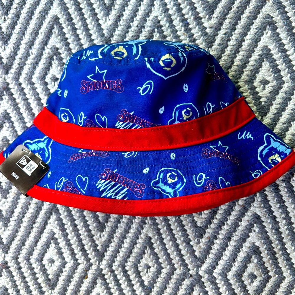 Tennessee Smokies Bucket Sun Hat Kid’s (Youth)-Baseball New Era Stretch